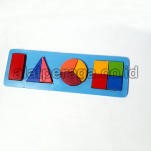 Mainan Edukasi TK PAUD Fraksi 4 Shape Geometri