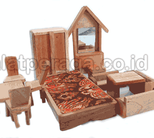 Mainan Peraga Edukasi Miniatur Ruang Tidur
