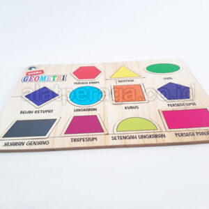 Mainan Peraga Edukasi Puzzle Geometri