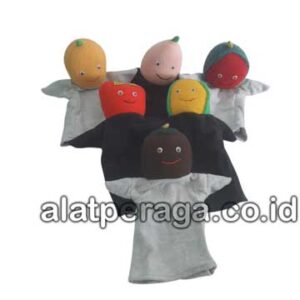 Distributor Suplier Maian Peraga Edukasi Boneka Tangan Buah Wool
