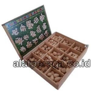 Distributor Suplier Mainan Peraga Eduaksi Natural Wooden Loosepart Grims