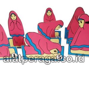 Distributor Suplier Mainan Peraga Edukasi Berdiri Sholat Wanita