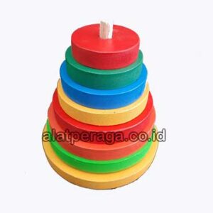 Distributor Suplier Mainan Peraga Edukasi Menara Premium Bulat