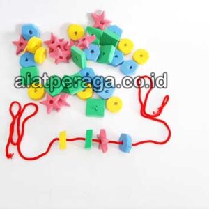 Distributor Suplier Mainan Peraga Edukasi Meronce Spons