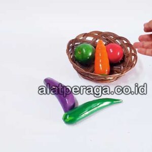 Distributor Suplier Mainan Peraga Edukasi Miniatur Keranjang Sayur