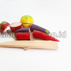 Distributor Suplier Mainan Peraga Edukasi Miniatur Sayur Potong