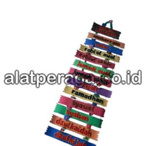 Distributor Suplier Mainan Peraga Edukasi Nama Bulan Hijriyah Spon Gantung
