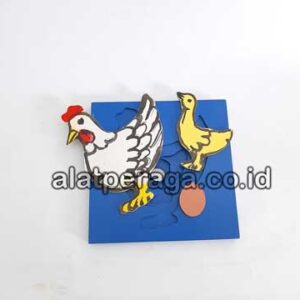 Distributor Suplier Mainan Peraga Edukasi Puzzel Metamorfosis Ayam