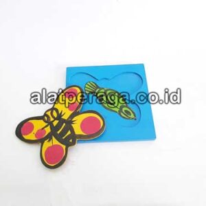 Distributor Suplier Mainan Peraga Edukasi Puzzle Metamorfosis Kupu Kupu Cat