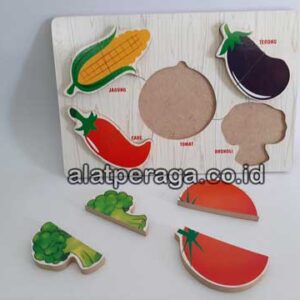 Distributor Suplier Mainan Peraga Edukasi Puzzle Sayur