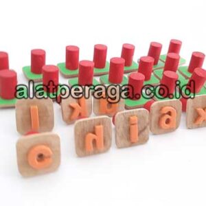 Distributor Suplier Mainan Peraga Edukasi Stempel Abjad