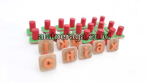 Distributor Suplier Mainan Peraga Edukasi Stempel Abjad