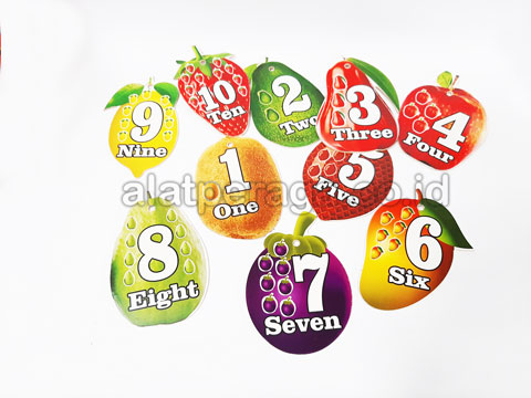 Jual Alat Peraga Edukatif Buah Angka