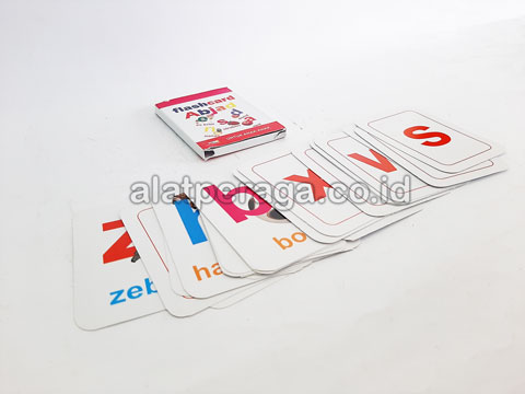 Jual Media Pembelajaran Flashcard Mengenal Abjad Termurah