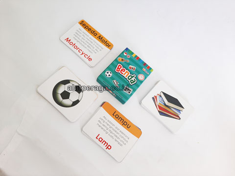 Jual Murah Media Pembelajaran Flashcard Mengenal Benda Ber-SNI