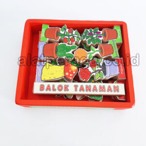 Mainan Peraga Edukasi Balok Aksesoris Tanaman