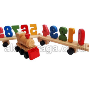 Mainan Peraga Edukasi Balok Kereta Angka