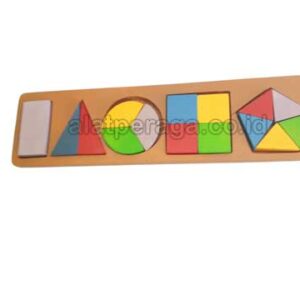Mainan Peraga Edukasi Fraksi Geometri Isi 5