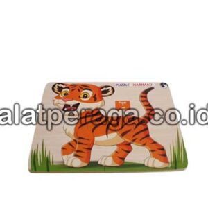 Produsen Distributor Suplier Mainan Peraga Edukasi Puzzle Harimau 3 Bahasa