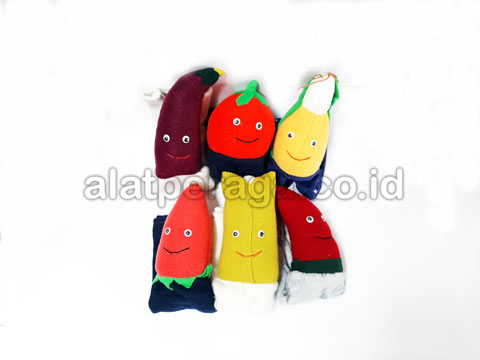 Produsen Media Pembelajaran Boneka Jari Sayur Wool