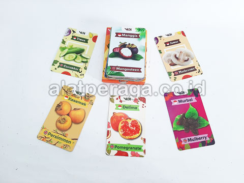 Produsen Media Pembelajaran Flashcard Mengenal Buah dan Sayur Ber-TKDN dan Ber-SNI