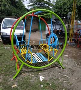 Distributor Suplier Mainan Outdoor Ayunan Anak Bulat Bergambar