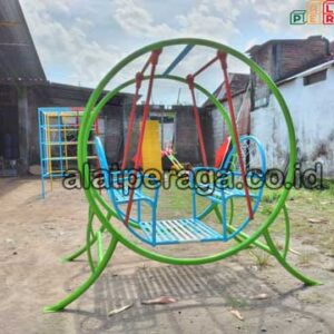 Distributor Suplier Mainan Outdoor Ayunan Anak Model Bulat