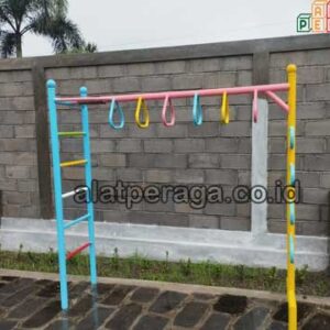 Distributor Suplier Mainan Outdoor Monkey Bar Model Gantung