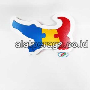 Distributor Suplier Mainan Peraga Edukasi Puzzle Buaya Timbul