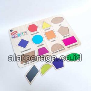 Distributor Suplier Mainan Peraga Edukasi Puzzle Geometri Stiker