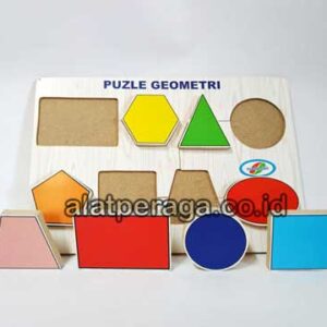 Distributor Suplier Mainan Peraga Edukasi Puzzle Geometri Timbul