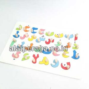 Distributor Suplier Mainan Peraga Edukasi Puzzle Hijaiyah Tangkai