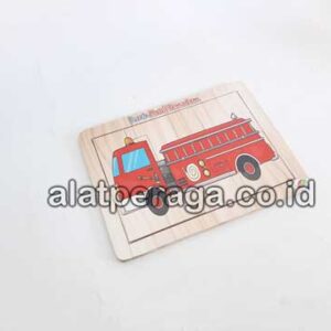 Distributor Suplier Mainan Peraga Edukasi Puzzle Mobil Pemadam