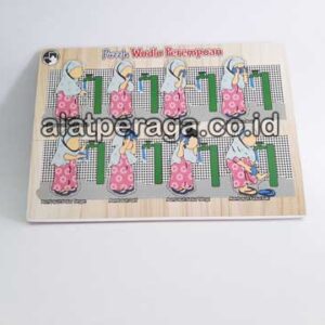 Distributor Suplier Mainan Peraga Edukasi Puzzle Wudhlu Wanita