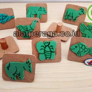 Distributor Suplier Mainan Peraga Edukasi Stempel Hewan