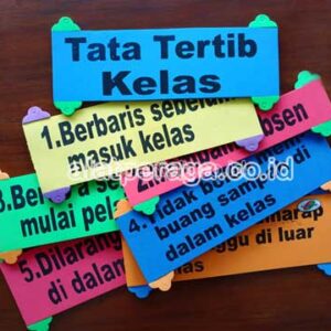 Distributor Suplier Mainan Peraga Edukasi Tata Tertib Kelas Spon