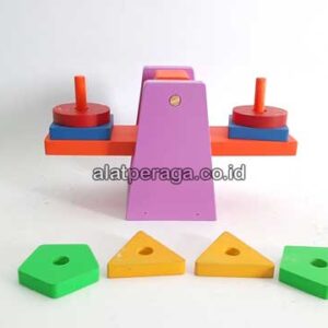 Distributor Suplier Mainan Peraga Edukasi Timbangan Geometri