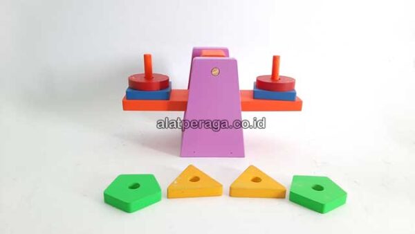 Distributor Suplier Mainan Peraga Edukasi Timbangan Geometri