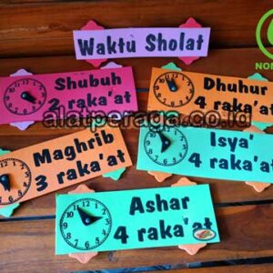 Distributor Suplier Mainan Peraga Edukasi Waktu Sholat