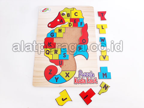 Jual Murah Media Pembelajaran Puzzle Abjad Kuda Laut