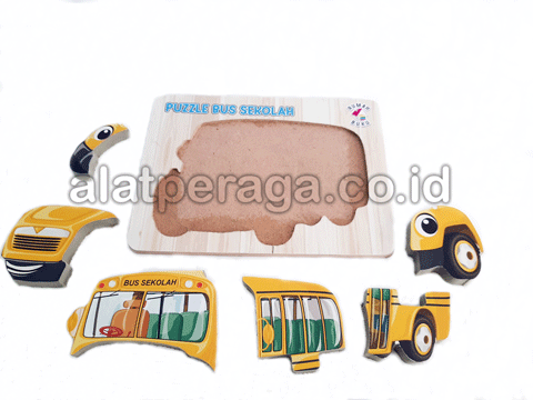Produsen Media Pembelajaran Puzzle Bus Ber-TKDN