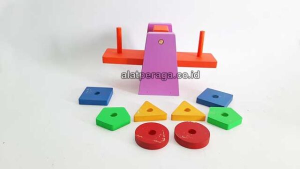 Suplier Mainan Peraga Edukasi Timbangan Geometri