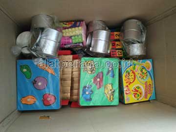 Pengiriman Alat Peraga Edukatif Kecamatan Tanah Grogot