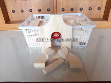 Balok PDK Natural Pinus Isi 105 Pcs