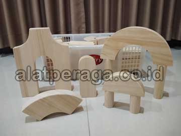 Balok PDK Natural Pinus Isi 105 Pcs Aceh Barat