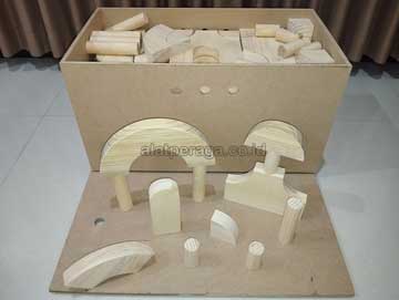 Balok PDK Natural Pinus Murah di Kepulauan Seribu