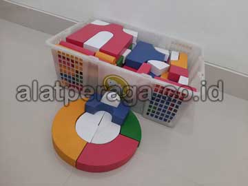 Toko Balok PDK Warna Isi 105 Pcs di Serang