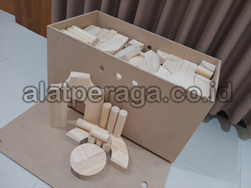 Toko Balok PDK Natural Pinus di Belitung Timur