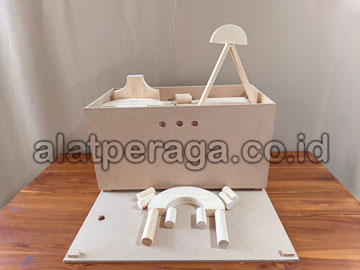 Toko Balok PDK Natural Pinus di Mimika