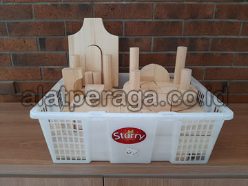 Toko Balok PDK Natural Pinus di Padang Lawas